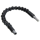 Flexible Shaft Electric Screwdriver Drill Bit Extension Rod (Black 200mm) Newly