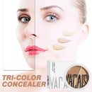 Makeup 3 Steps To Face Sculpting Tri color Concealer Repair And Cover Facial`