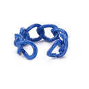 Hand-painted Geometric Irregular Dripping Oil Open Rings Women Korean Jewelry