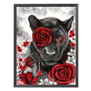 Black Pan DIY Full Embroidery Set 11CT Counted Artworks Cross Stitch Decor