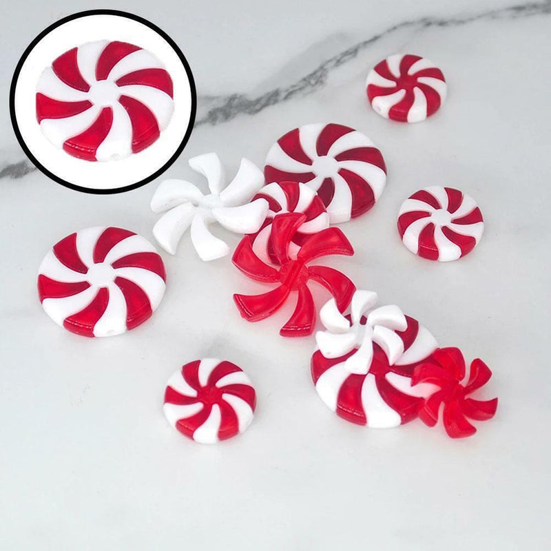 Christmas DIY Red & White Candy Hanging Pendant Ornaments Xmas NICE Decor T6I9