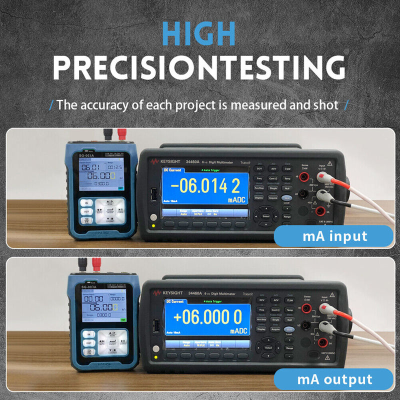 Precision 4-20mA 0-10V Signal Generator Process Controlling Signal Calibrator