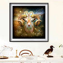 5D Kit Rhinestone Pictures DIY Shiny Aries Full Round Drill Art Diamond Pai