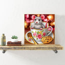 Full Round 5D DIY Diamond Painting Embroidery Cross Stitch Home Decor Mouse Cup