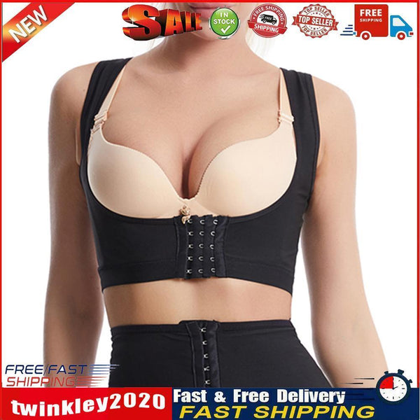 Back Support Women Body Shapers Corset Shoulder Corrector Shapewear (2XL) Newly