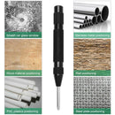 Automatic Centre Punch Steel Spring Loaded Marking Holes Hand Tool(Black)