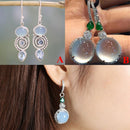 Wedding Jewelry Party Chic Peridot Moonstone Topaz Ear Stud Moonstone Earrings