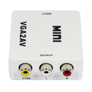 Premium Computer VGA AV TV Composite RCA S-Video Scan Converter 1080p