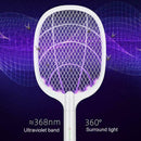 Mosquito Swatter Electric Flies Insect Killer Bug Zapper Racket B1K9