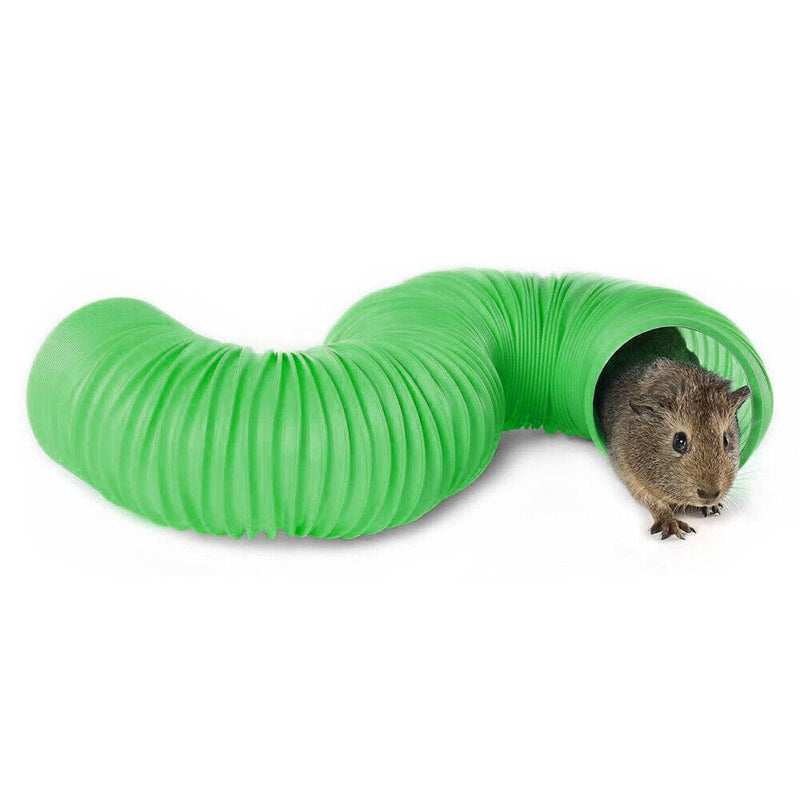 Small Animals Collapsible Play Tunnel Tube Rabbit Ferret Guinea Pig Funny T
