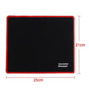 Gaming Mouse Pad 25x21cm Lock Edge Rubber Speed Mouse Mat for PC Laptop