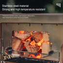 Outdoor Camping Mini BBQ Grill Portable Folding Card Type Stove Barbecue Grill~