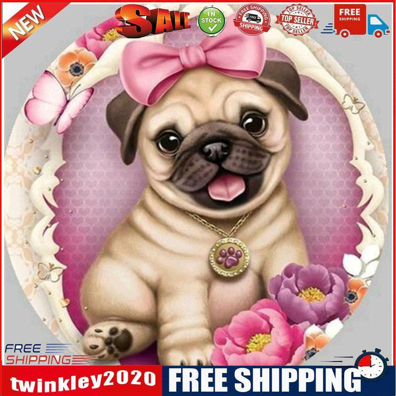 5D DIY Full Drill Diamond Painting Dog Cross Stitch Mosaic Craft Kit Decor