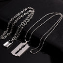 Steel Chain Party Jewelry Collar Chain Necklace Punk Choker Key Lock Pendant