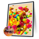 5D Diamond Painting Kit Colorful Liquid Full Round Drill Rhinestone DIY Art