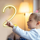 LED Neon Light Letter Sign Wedding Proposal Arrangement Decor Lamp (Two) Newly