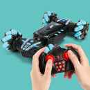 4WD 2.4GHz Remote Control Vehicle Twist RC Stunt Off-Road Car Toys (Blue) Newly