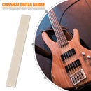 Buffalo Bone Blank Bridge Saddle for Folk Classical Guitar Musical Instrument