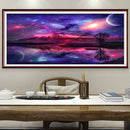 Full Round Drill Diamond Painting Scenery Art Rhinestone Drawing Picture De