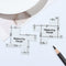 DIY Craft Patchwork Quilting Template Sewing Ruler Tailor Ruler Measuring Gauge