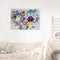 DIY Succulent Heart Oil Paint by Numbers Drawing on Canvas Pictures Home Deco