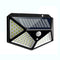 100 LED Solar Power PIR Sensor Motion Wall Light Outdoor Garden Waterproof hot.