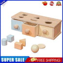 Wooden Ball Drawer Early Learning Matching Blocks Teaching Aids Sorting for