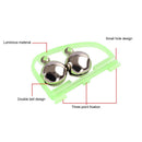 10pcs/Set Luminous Twin Bells Fishing Bite Alarms Portable Fishing Tackle