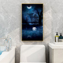 5D DIY Diamond Painting Kits Full Round Drill Moon Swan Lake Mosaic Picture Art