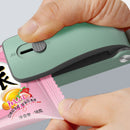 Heat Bag Sealing Machine Package Food Snack Bag Sealer Gadgets (Grey Green)
