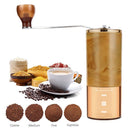 Adjustable Setting Coffee Bean Mill Ceramics Burr Manual Coffee Grinder