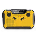 Emergency Solar Portable Hand Crank Weather Radio Power Charger Flash Bank F7K1