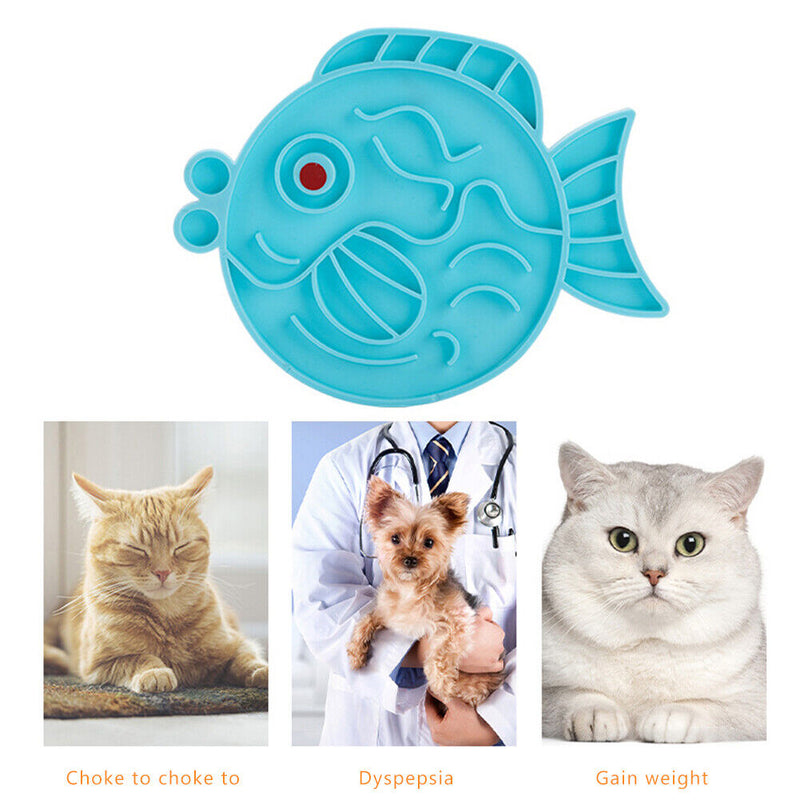 Pet Dogs Cats Slow Food Bowls Slow Feeders Treat Dispensing Pad Pet Supplies