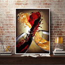 5D DIY Full Drill Diamond Painting Wine Cross Stitch Mosaic Kits Bedroom Decor