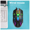 Wired Mouse 6-Key 3200 DPI Luminous Colorful Gamer Mice Gaming Accessories