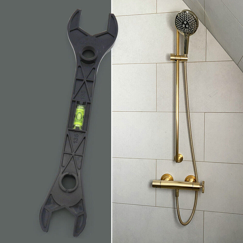 Double-ended Wrench Plastic Shower Wrench Easy Operation Tap Spanner Repair Tool