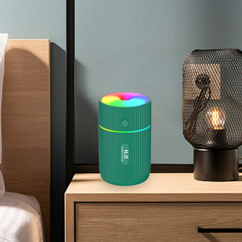 Portable Colorful Mini USB Car Humidifier Mist Maker Air Purifier (Green)