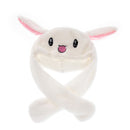 Cute Cartoon Plush Kid Rabbit Hat Moving Jumping up Bunny Ear Head Dress Be