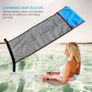 Floating Water Hammock Lounger Swimming Pool Chair Bed Net Cover (Blue) Newly