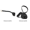 5pcs Small 4Pin to 5V ARGB 3Pin Fan Controller Adapter Cable for Coolmoon
