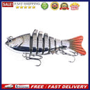 10cm Luminous Fishing Lures Multi Jointed 7 Segment Hard Bait Wobbler Swimbai