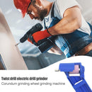 2-12.5mm Drill Bit Corundum Grinding Wheel Polishing Sharpener (Blue)