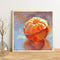 Oil Paint By Numbers Orange Frameless Picture Craft Kit for Home Living Room