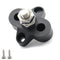 2pcs Bus Bar Terminal Blocks Single M8 Positive Power Distribution Studs