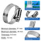 #A Swimming Pool Replacement Hose Clamps Kit Telescopic Leak-Proof Hoses Filter