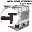 3/4" Plastic Faucet Bucket Tools 16.5mm Barrel Joint C3 Hose For IBCGardenHose.