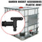 3/4" Plastic Faucet Bucket Tools 16.5mm Barrel Joint C3 Hose For IBCGardenHose.