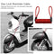 1.2m Bicycle Motorcycle Disc Lock Reminder Cable with Dual Loop Bike Access