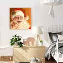 Christmas Santa Claus Rhinestone Drawing Art Full Round Drill Diamond Picture