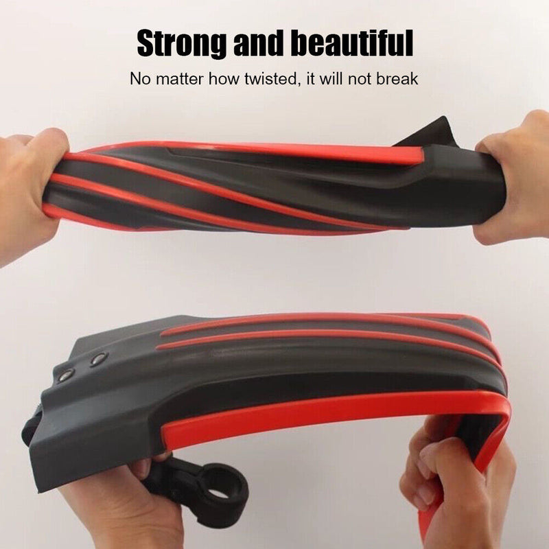 2pcs MTB Bike Mudguard Wings Set Cycling Bicycle Front Rear Fenders (Red) Newly